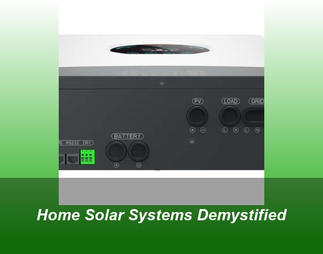 Home Solar Systems Demystified